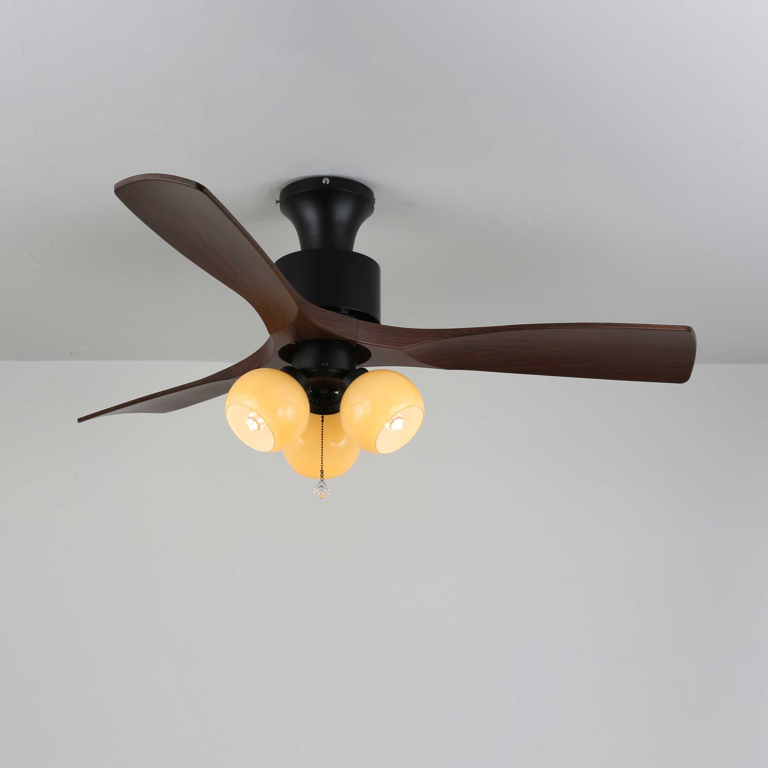 Aralon Globe Ceiling Fan Light