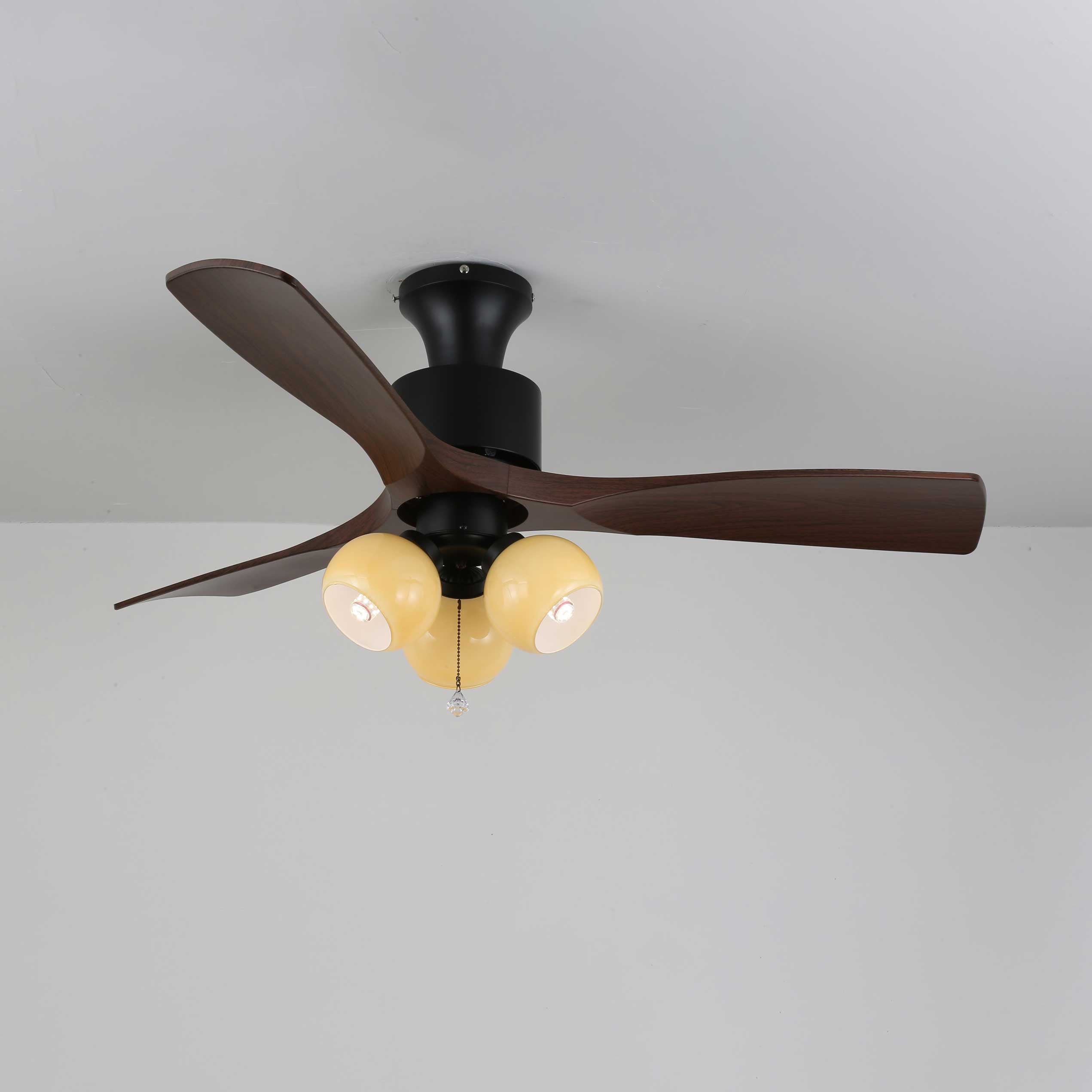 Aralon Globe Ceiling Fan Light