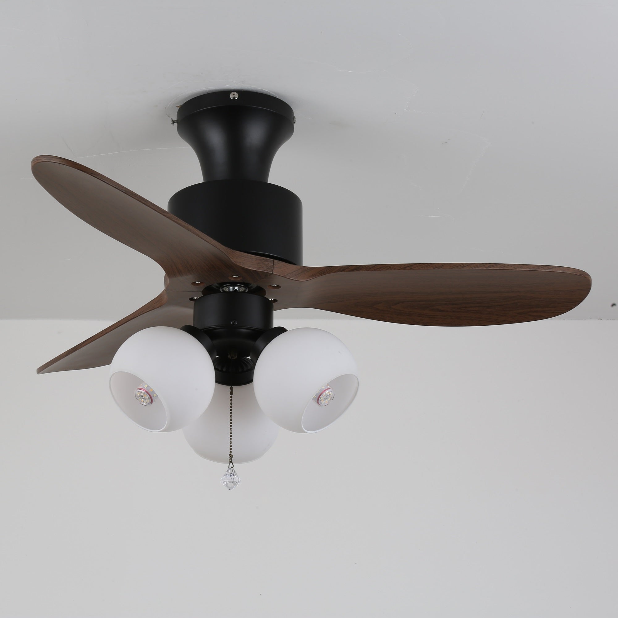 Aralon Globe Ceiling Fan Light