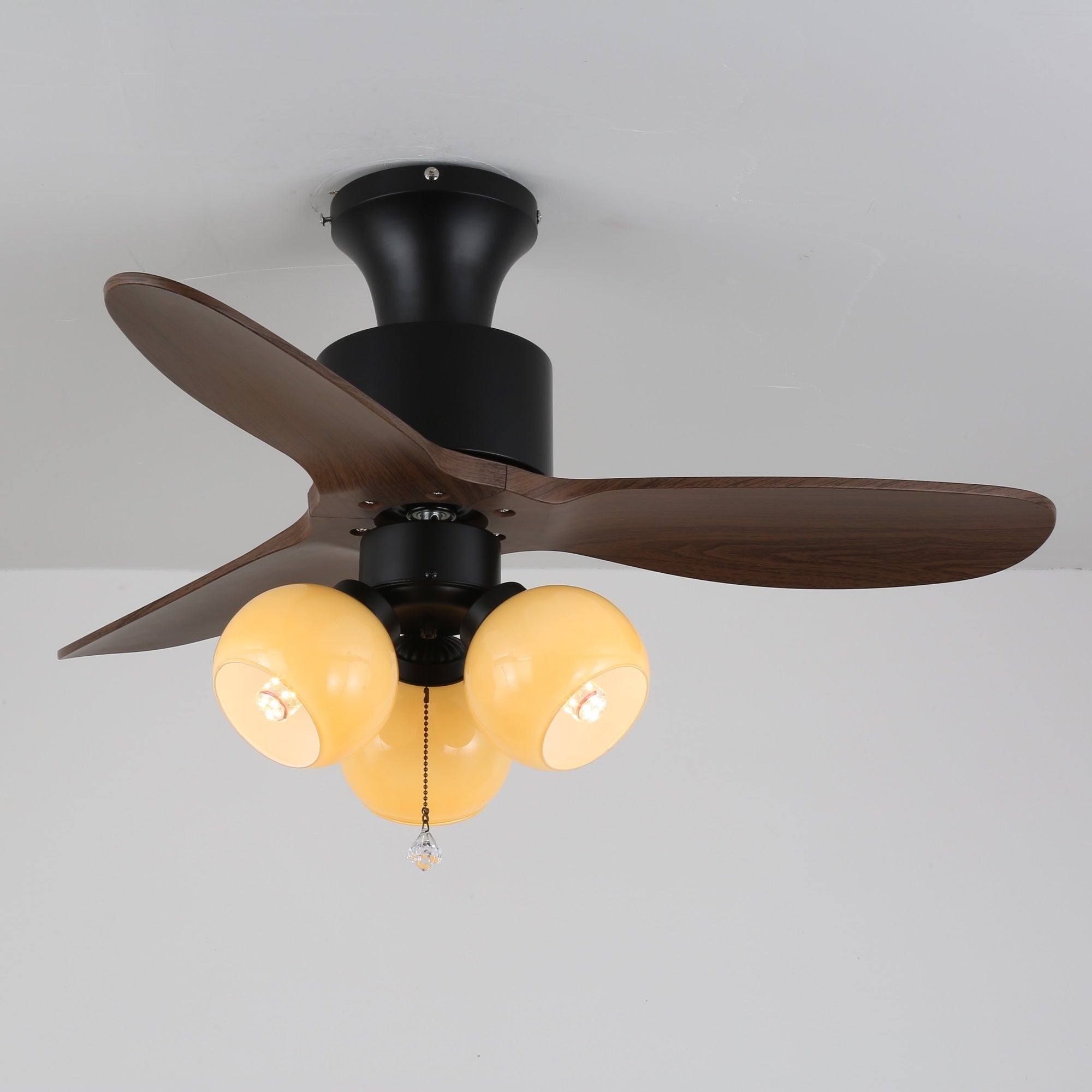Aralon Globe Ceiling Fan Light