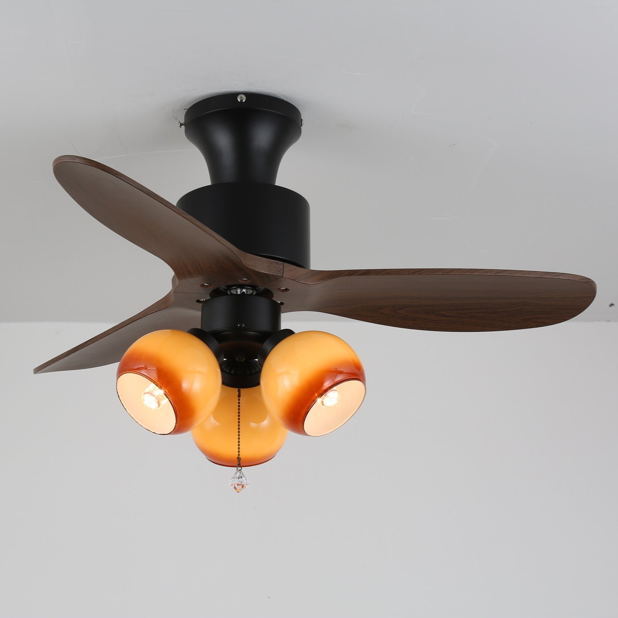 Aralon Globe Ceiling Fan Light