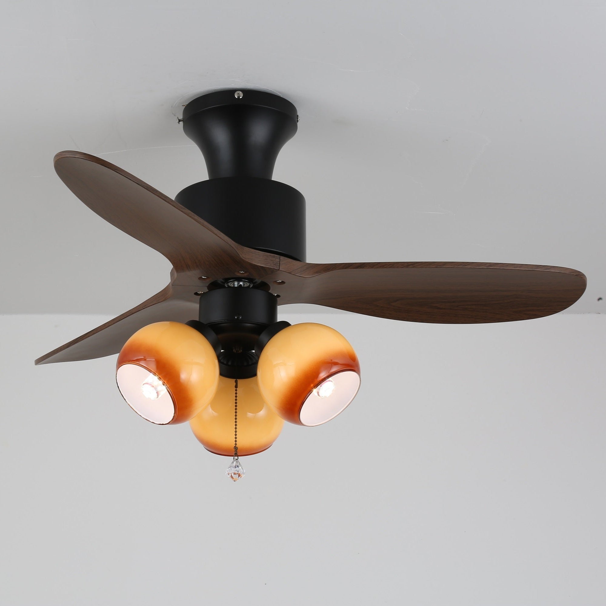 Aralon Globe Ceiling Fan Light