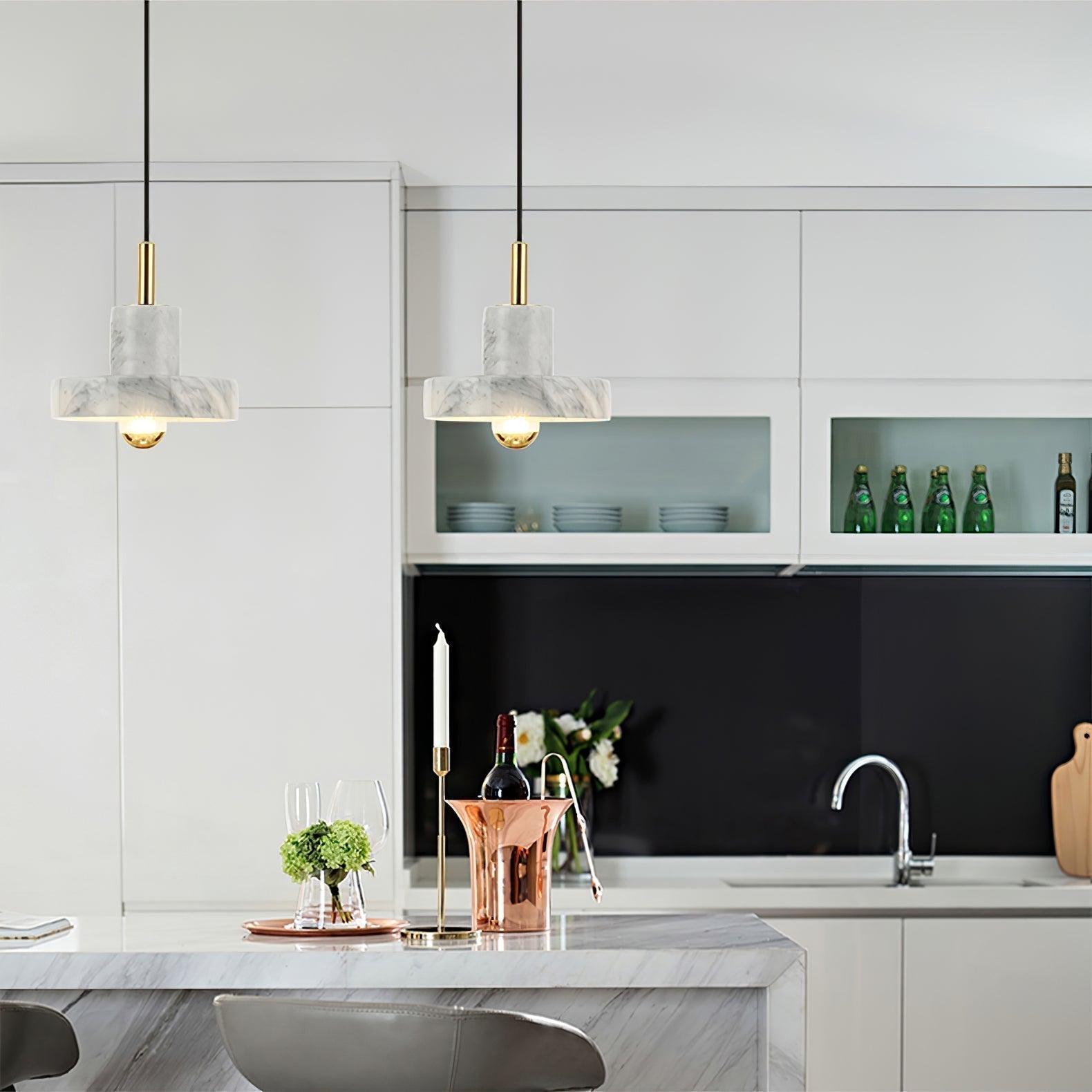 Orellea Marble Pendant Light
