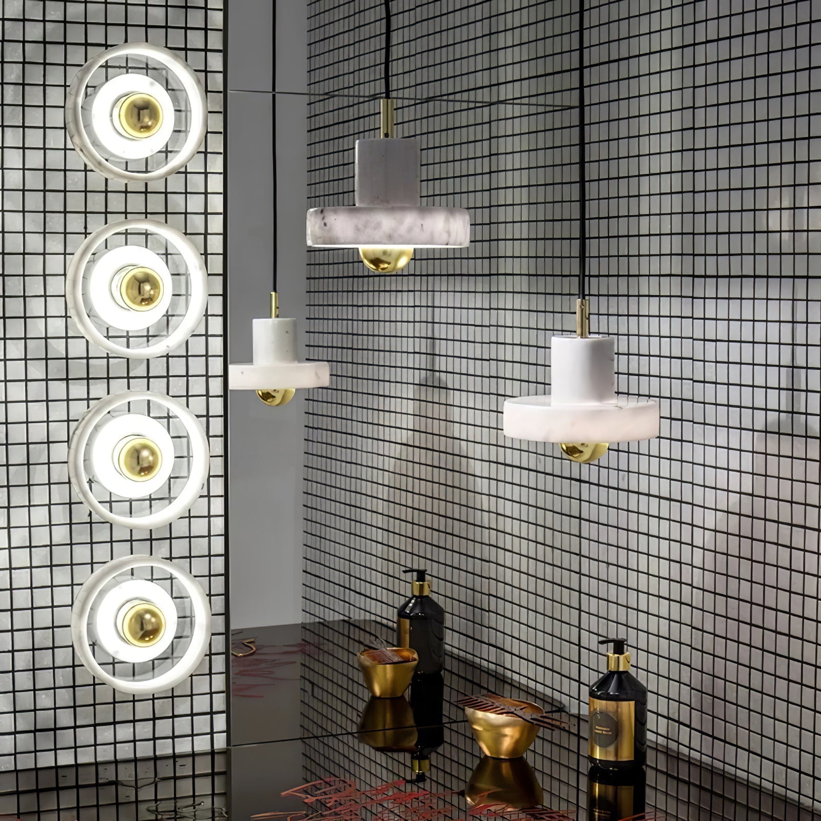 Orellea Marble Pendant Light