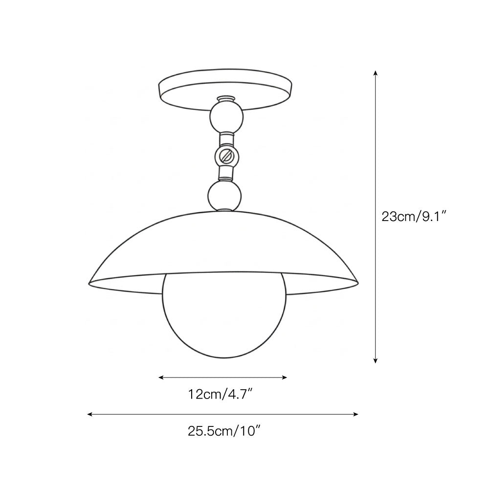 Alunona Globe Ceiling Light