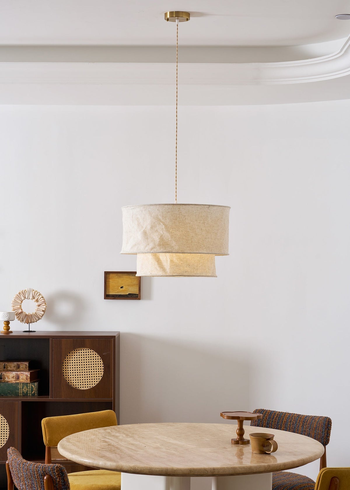 Mariela Fabric Pendant Lamp – detail 21