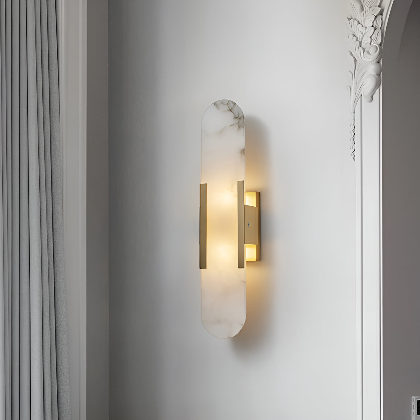 Marce Alabaster Wall Light