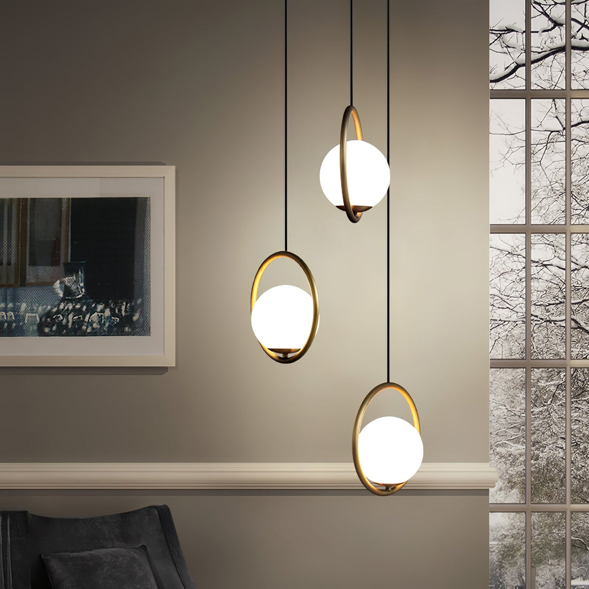 Cefemi Globe Pendant Light