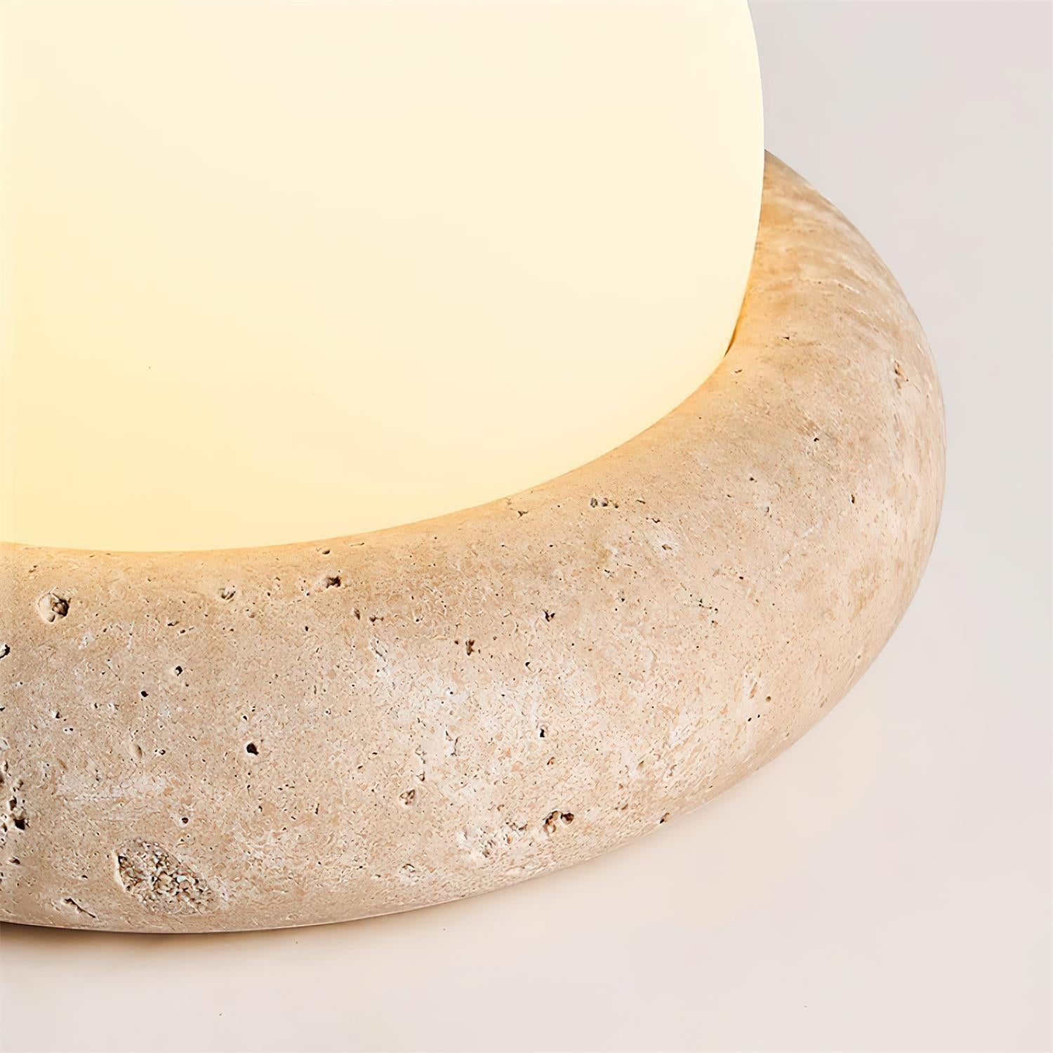 Setelyo Travertine Table Lamp