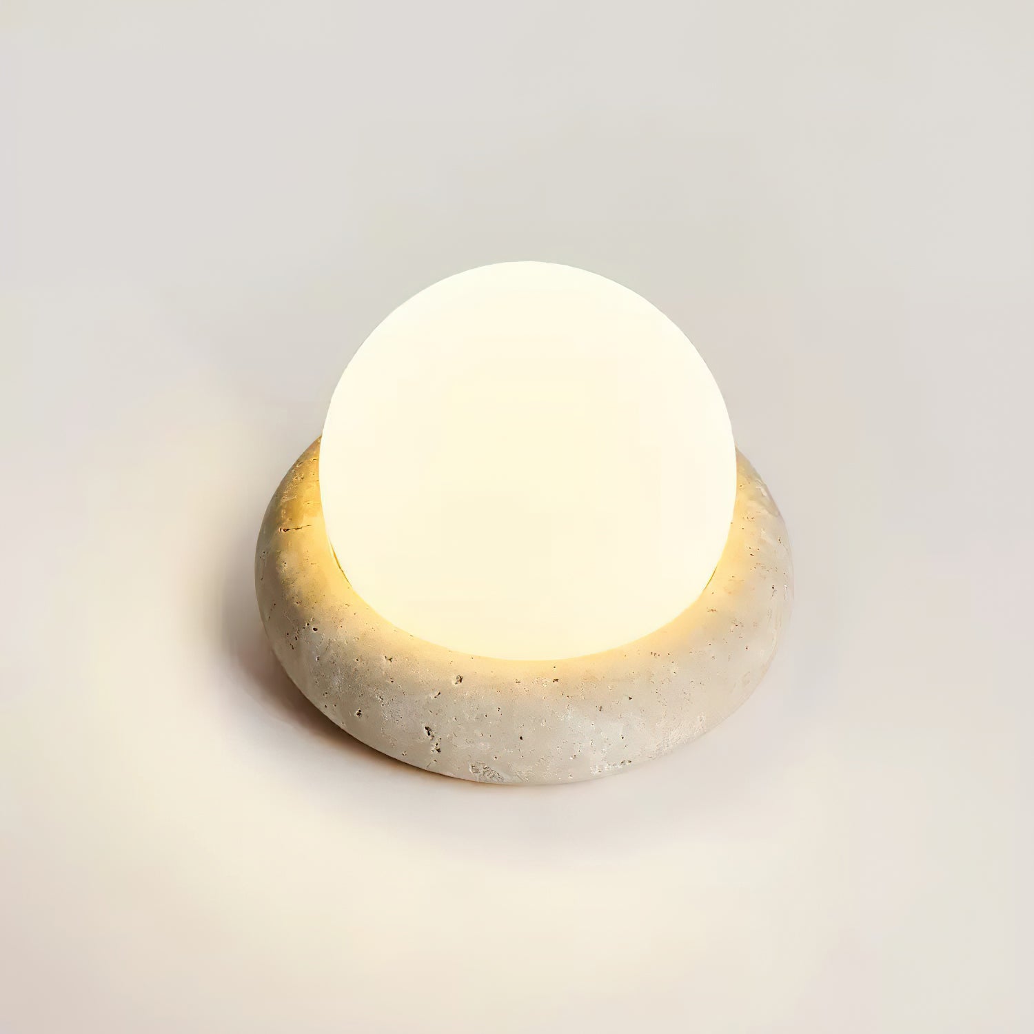Setelyo Travertine Table Lamp