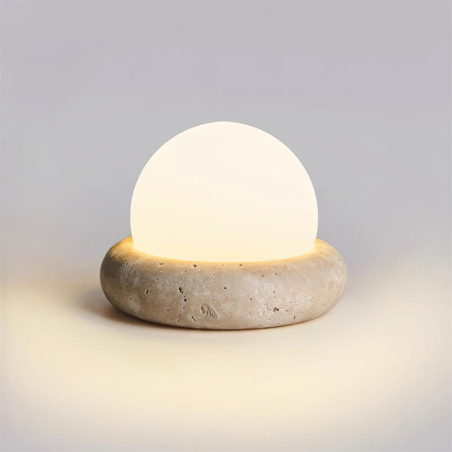 Setelyo Travertine Table Lamp