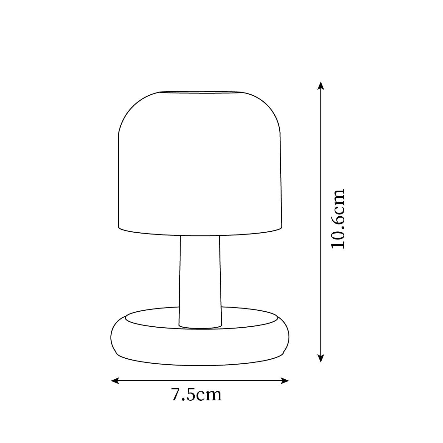 Lozie Mushroom Table Lamp