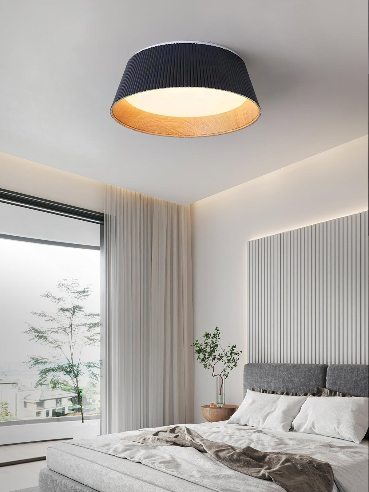 Modern Ribbed Ceiling Light – detail 29