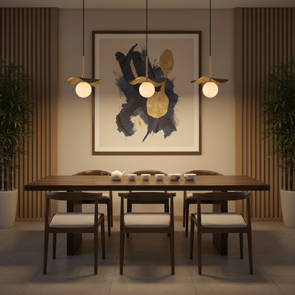 Himeron Organic Pendant Light