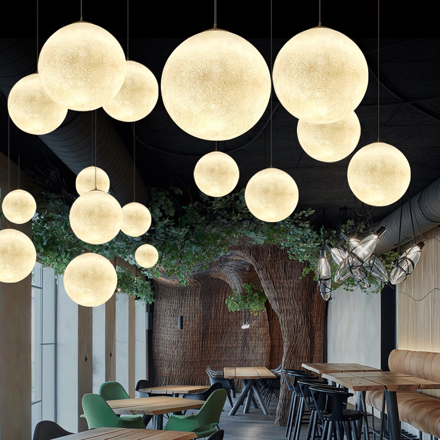 Hubelora Globe Pendant Light