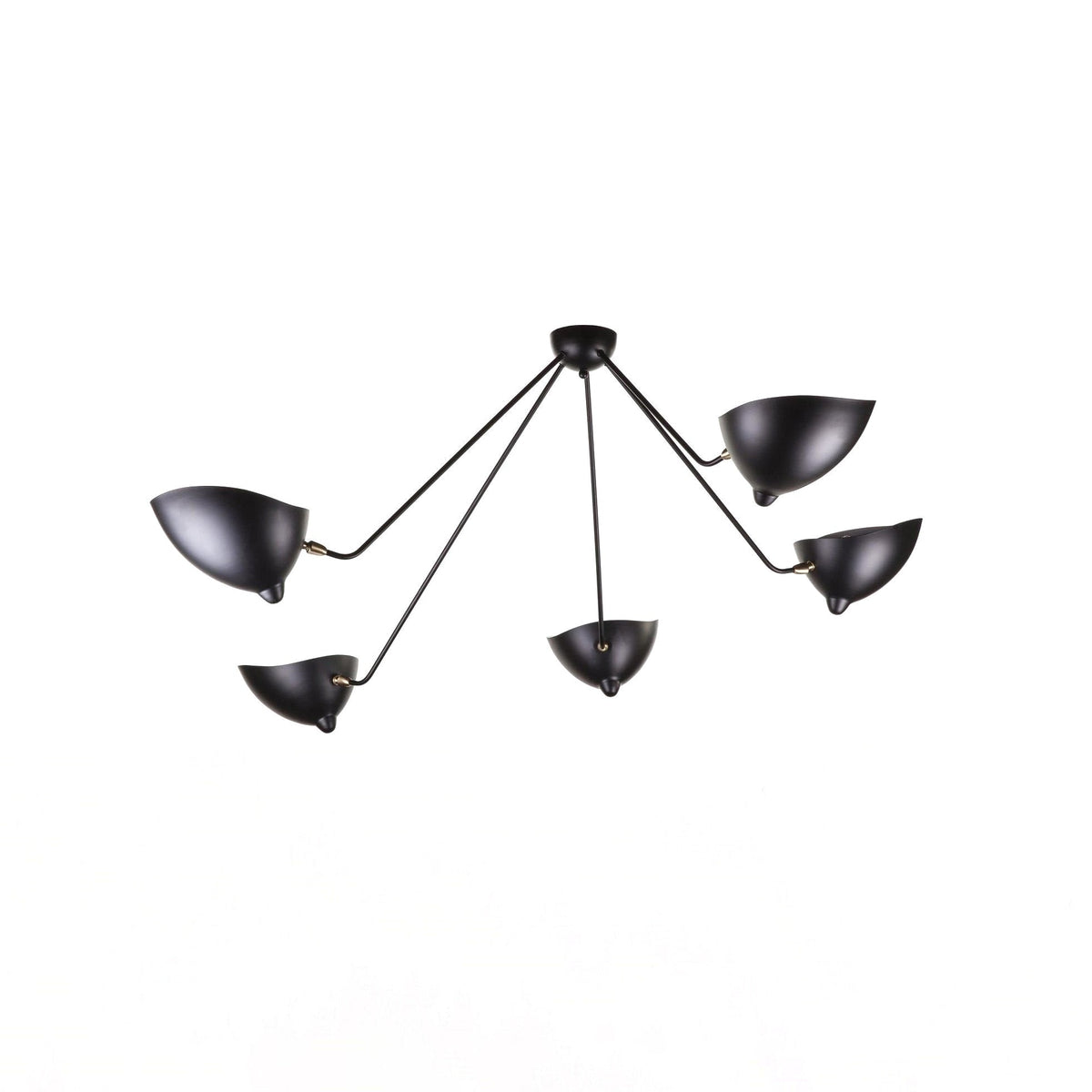 the mid-century spider-arm Ceiling Lamp B - Vakkerlight