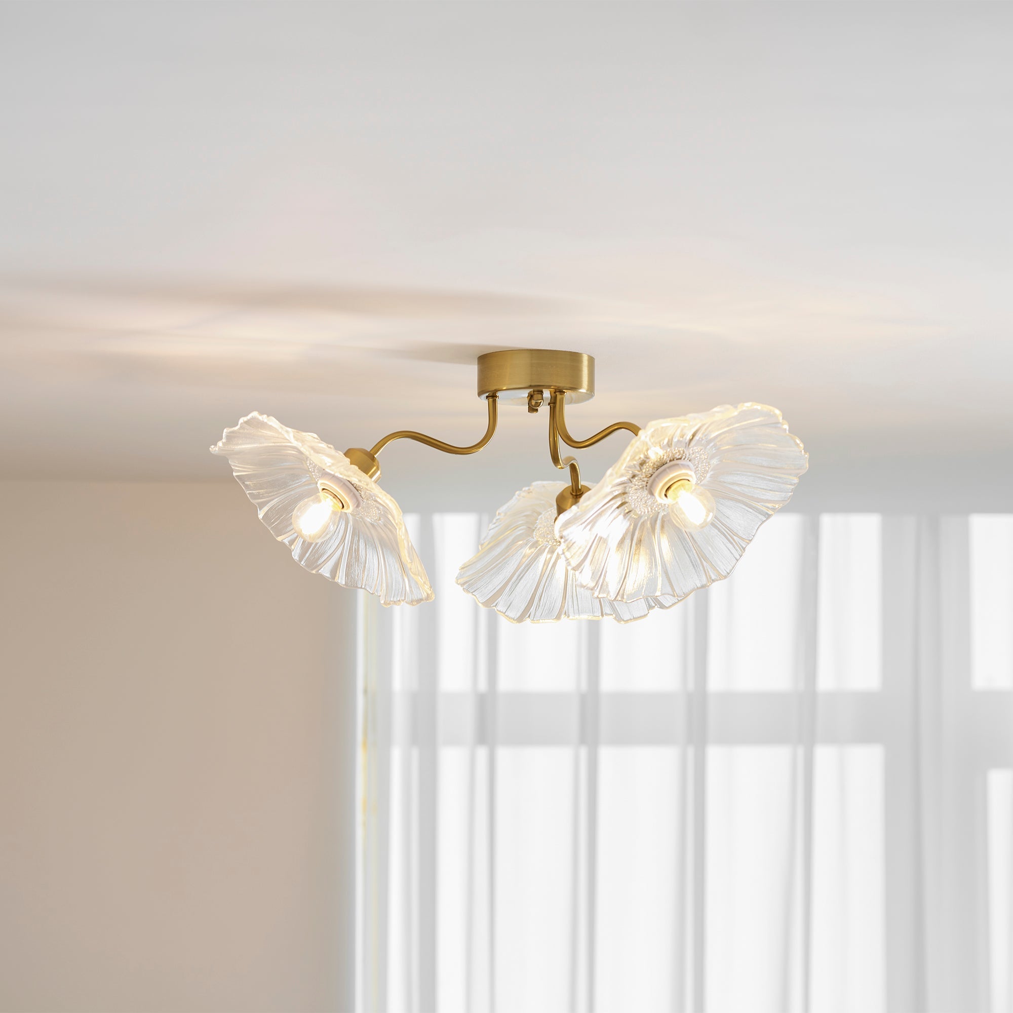 Leirova Lotus Leaf Ceiling Light