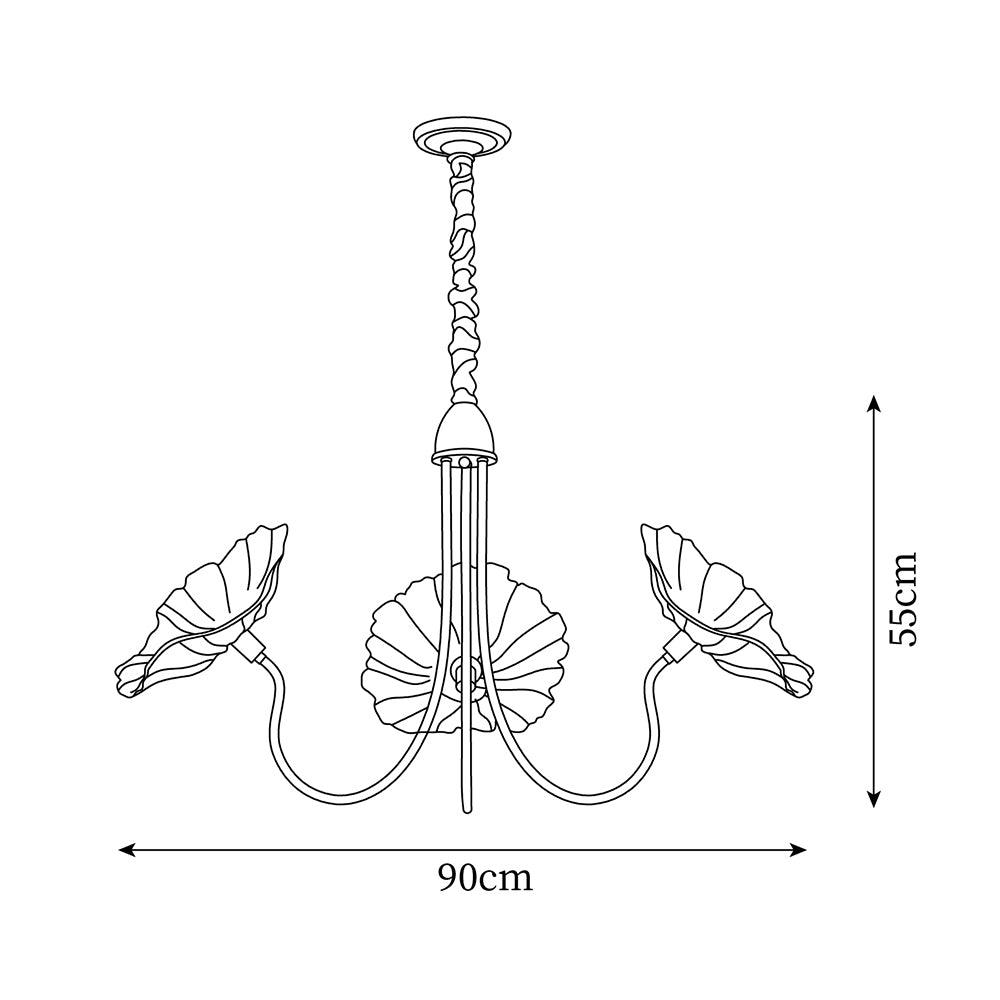 Belovora Floral Chandelier