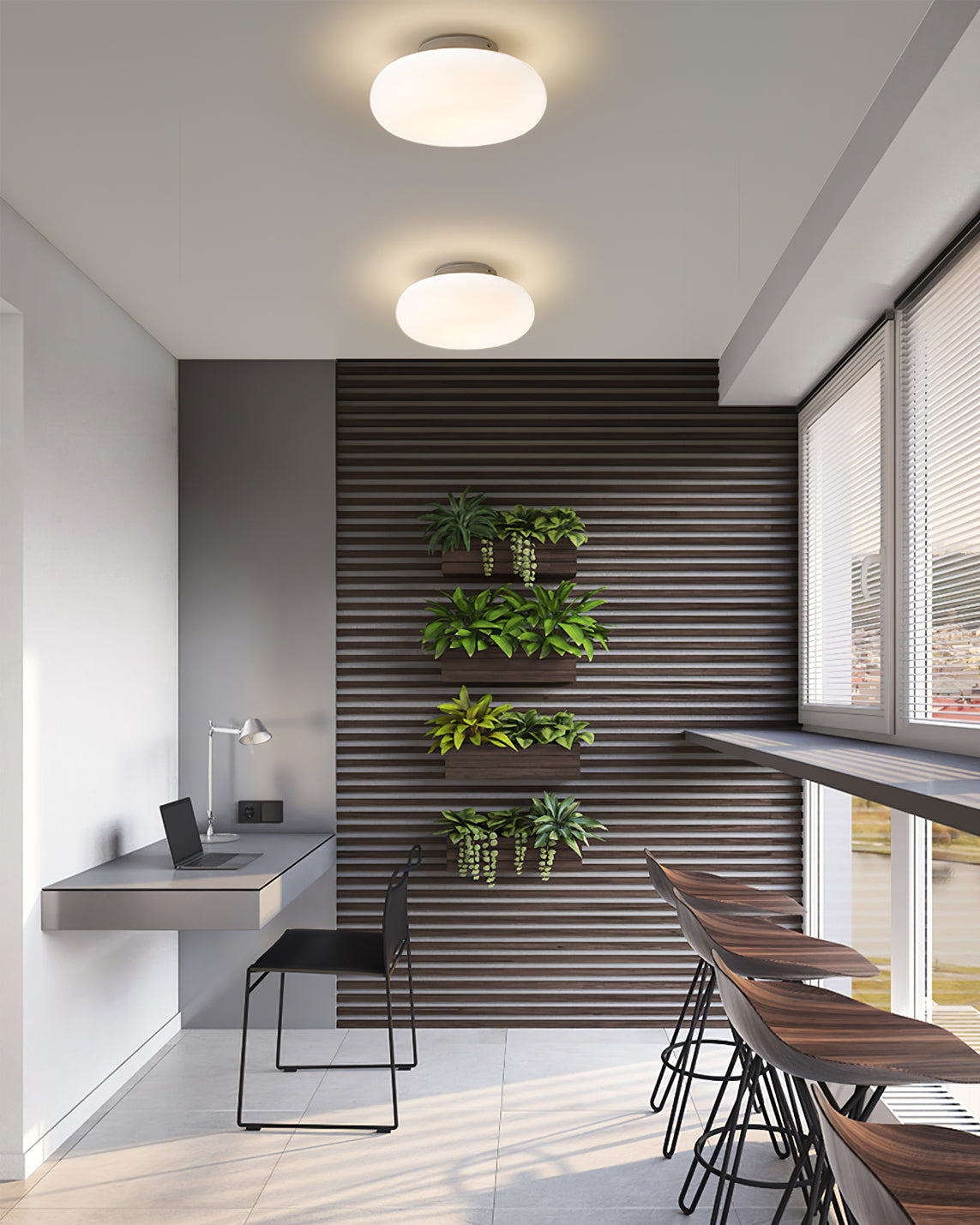 Univi Ellipsoid Ceiling Light