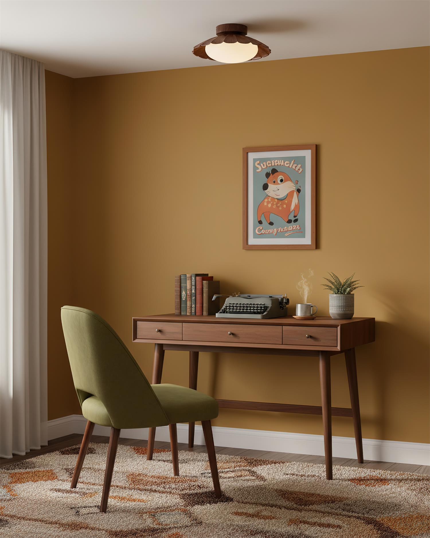 Lozenal Outdoor Ceiling Light