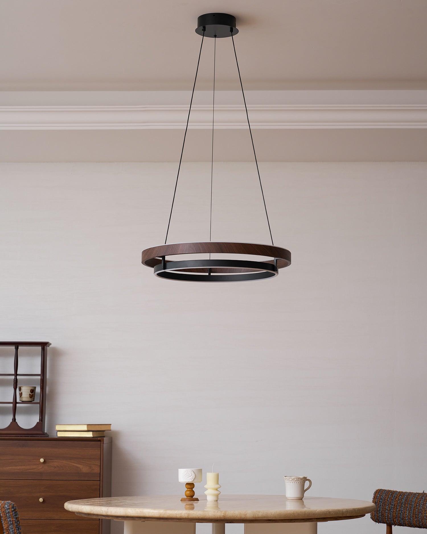 Aravessa Double Ring Chandelier