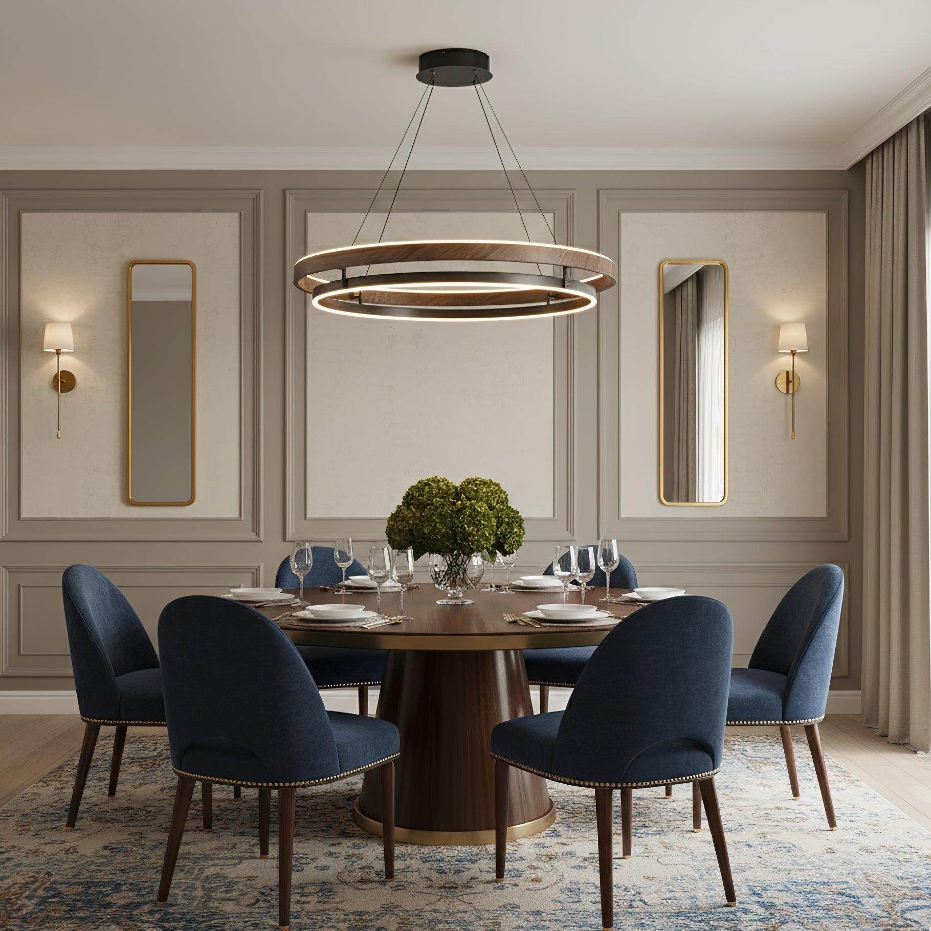 Aravessa Double Ring Chandelier