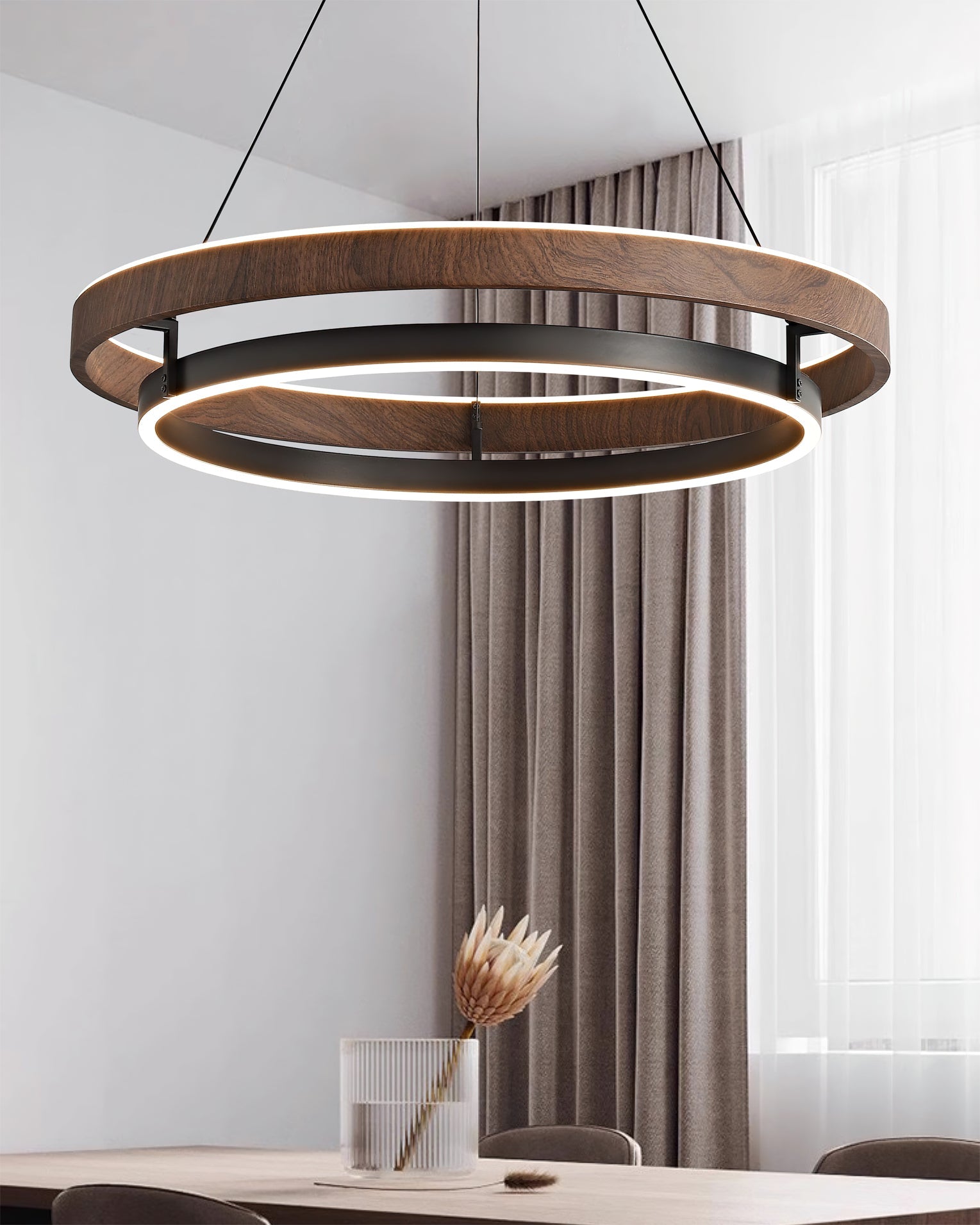 Aravessa Double Ring Chandelier
