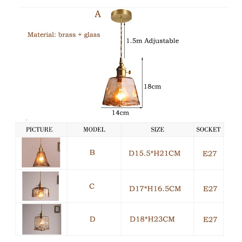 Belarlio Vintage Pendant Light