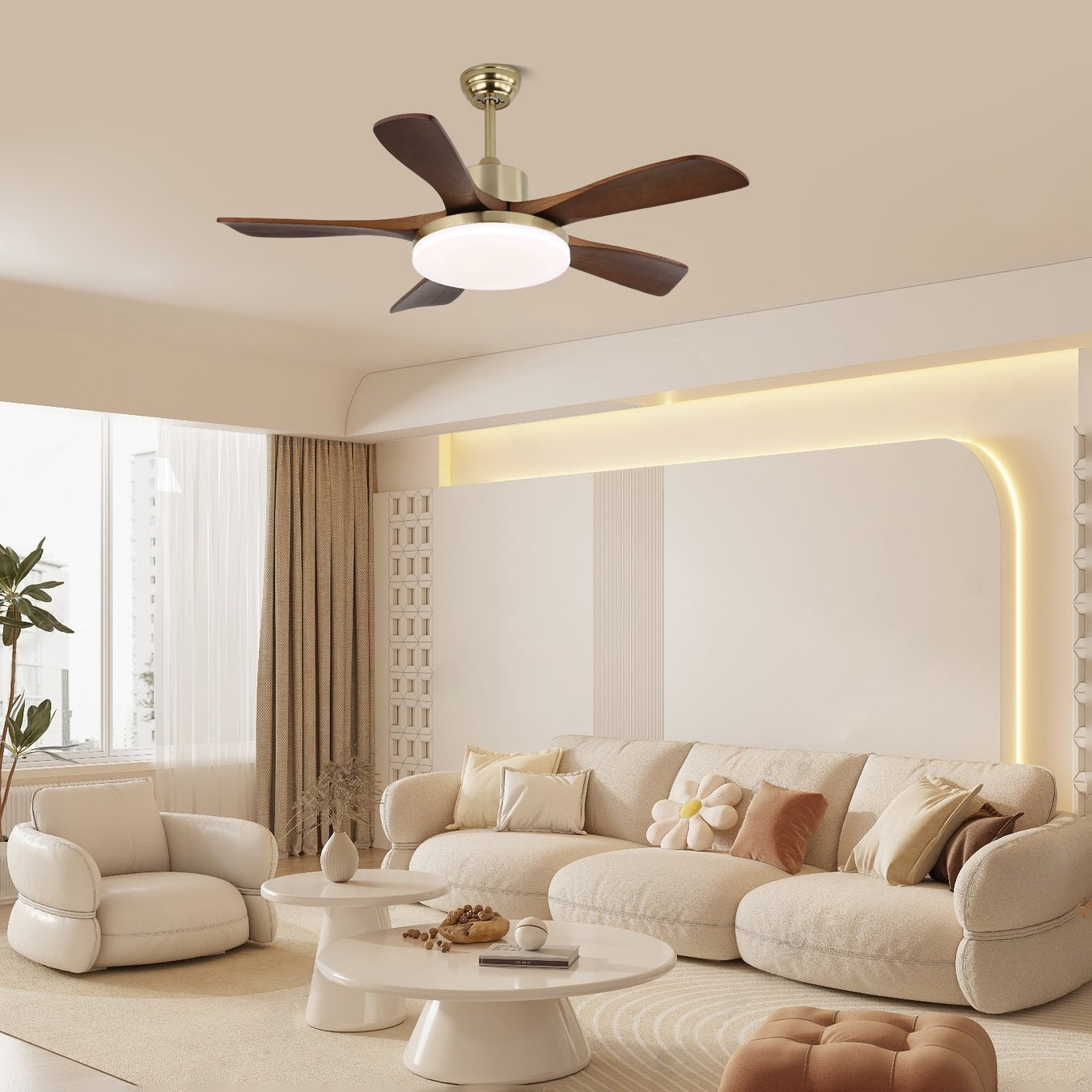 Leveza Ceiling Fan Light