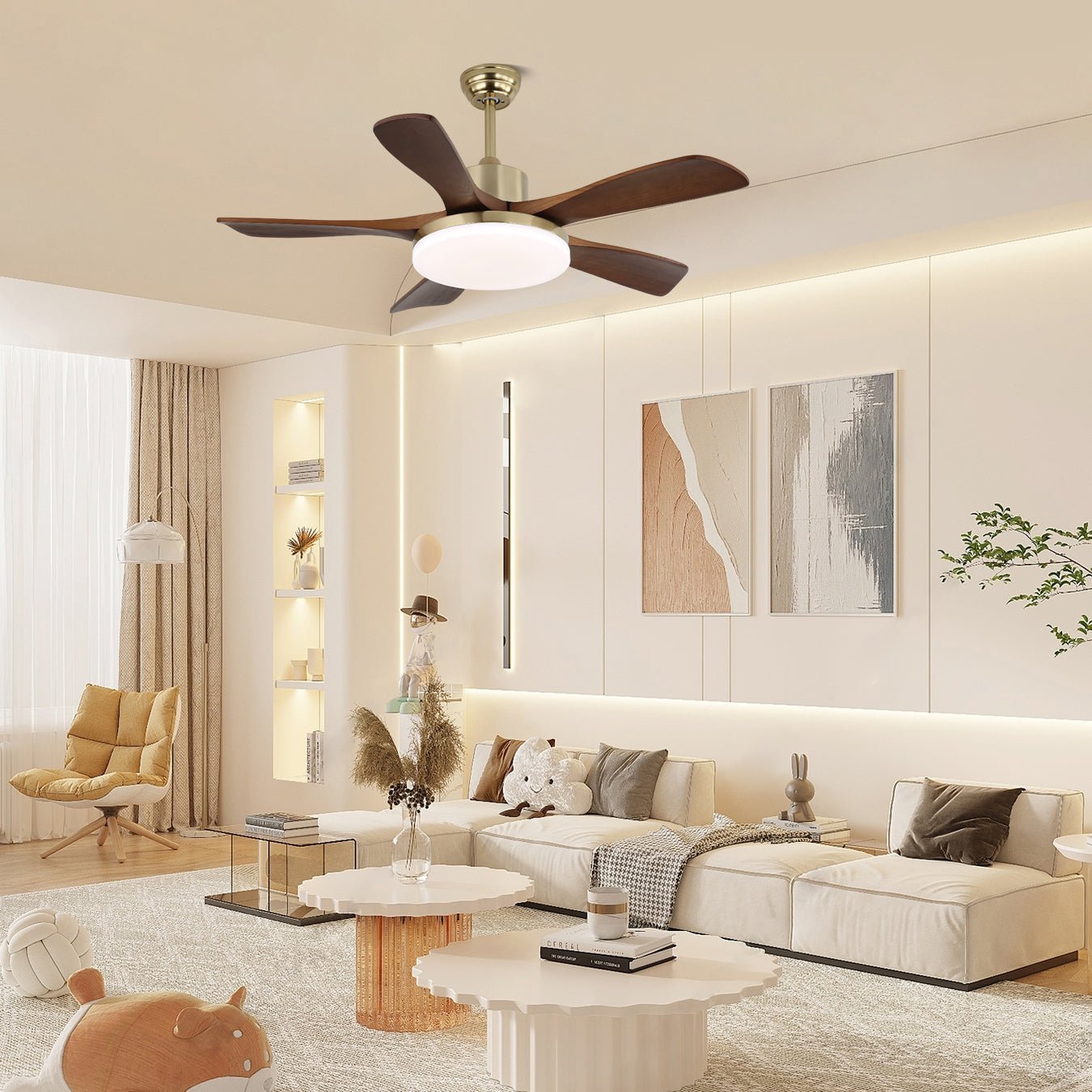 Leveza Ceiling Fan Light