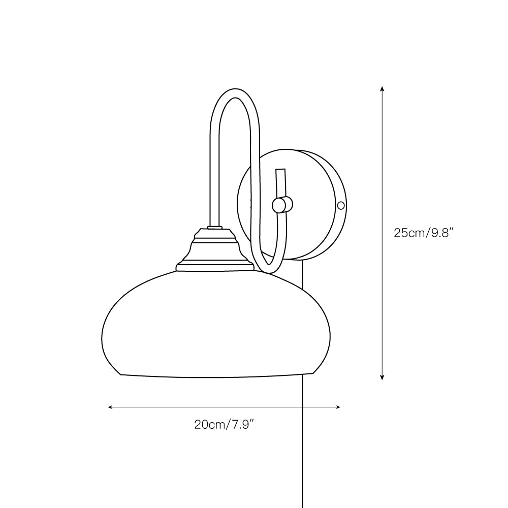 Siroma Plug In Wall Light