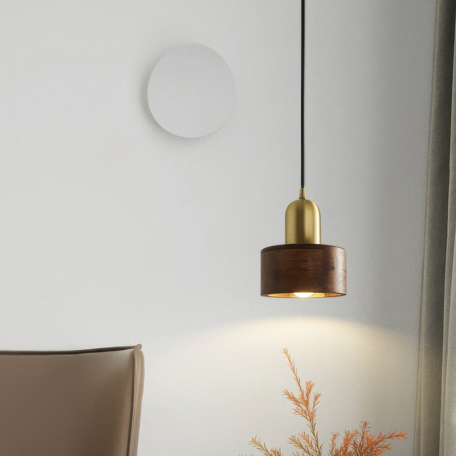 Sery Japanese Cone Pendant Light