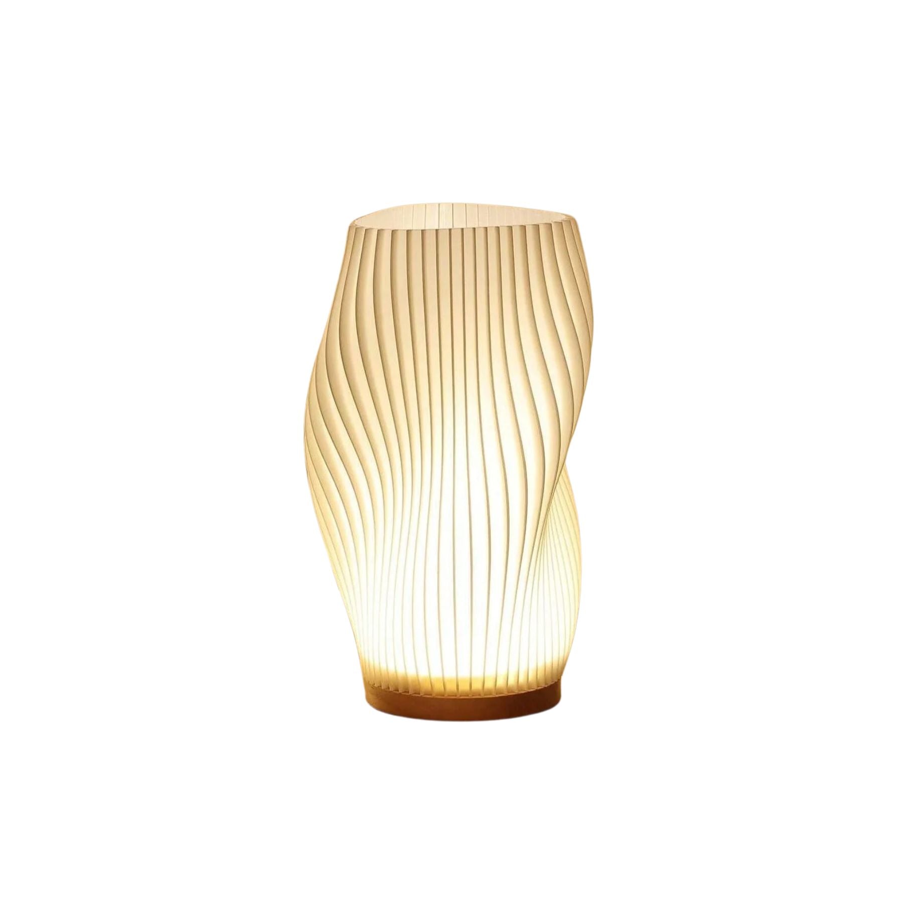 Ribbed Wave Table Lamp