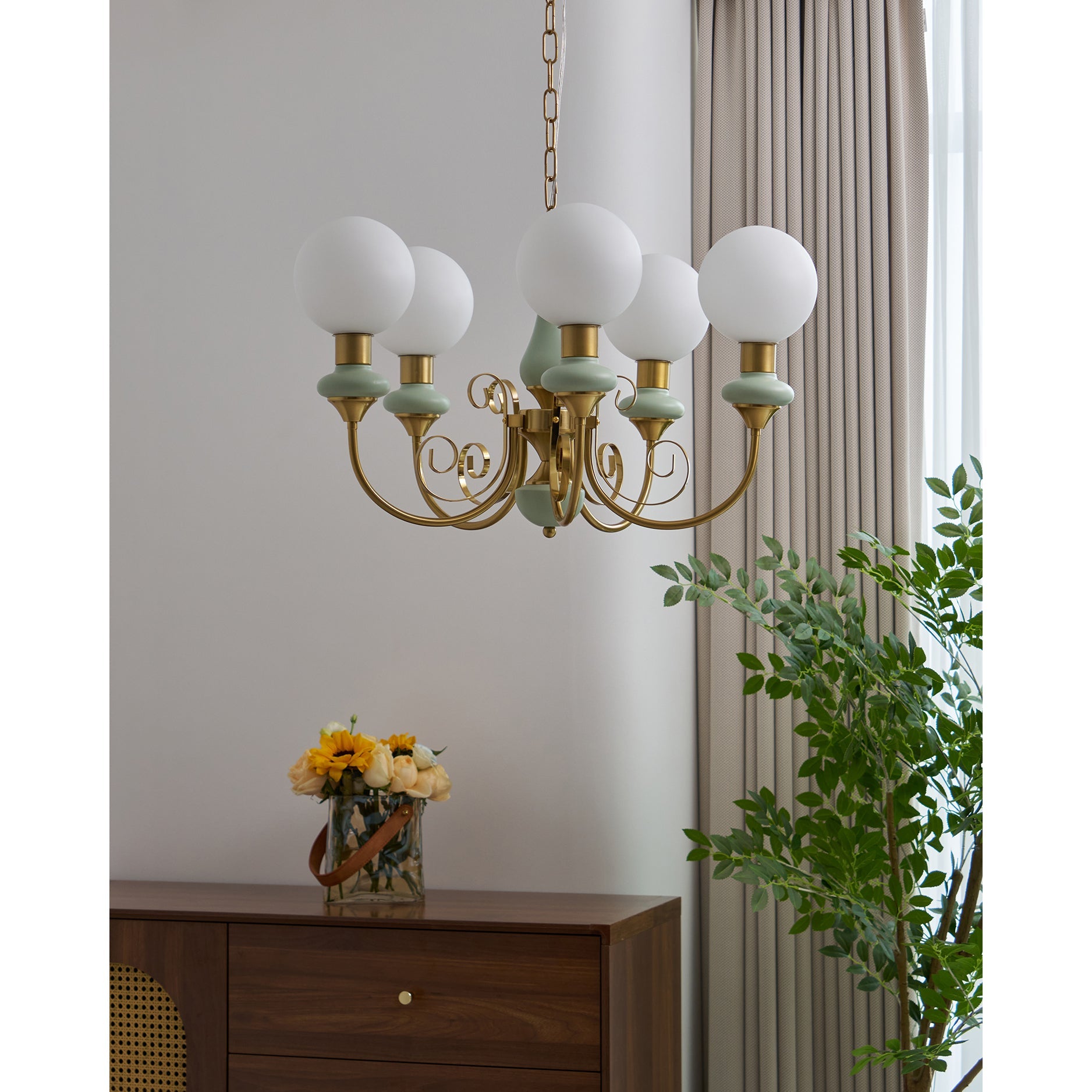 Belvinira Globe Chandelier