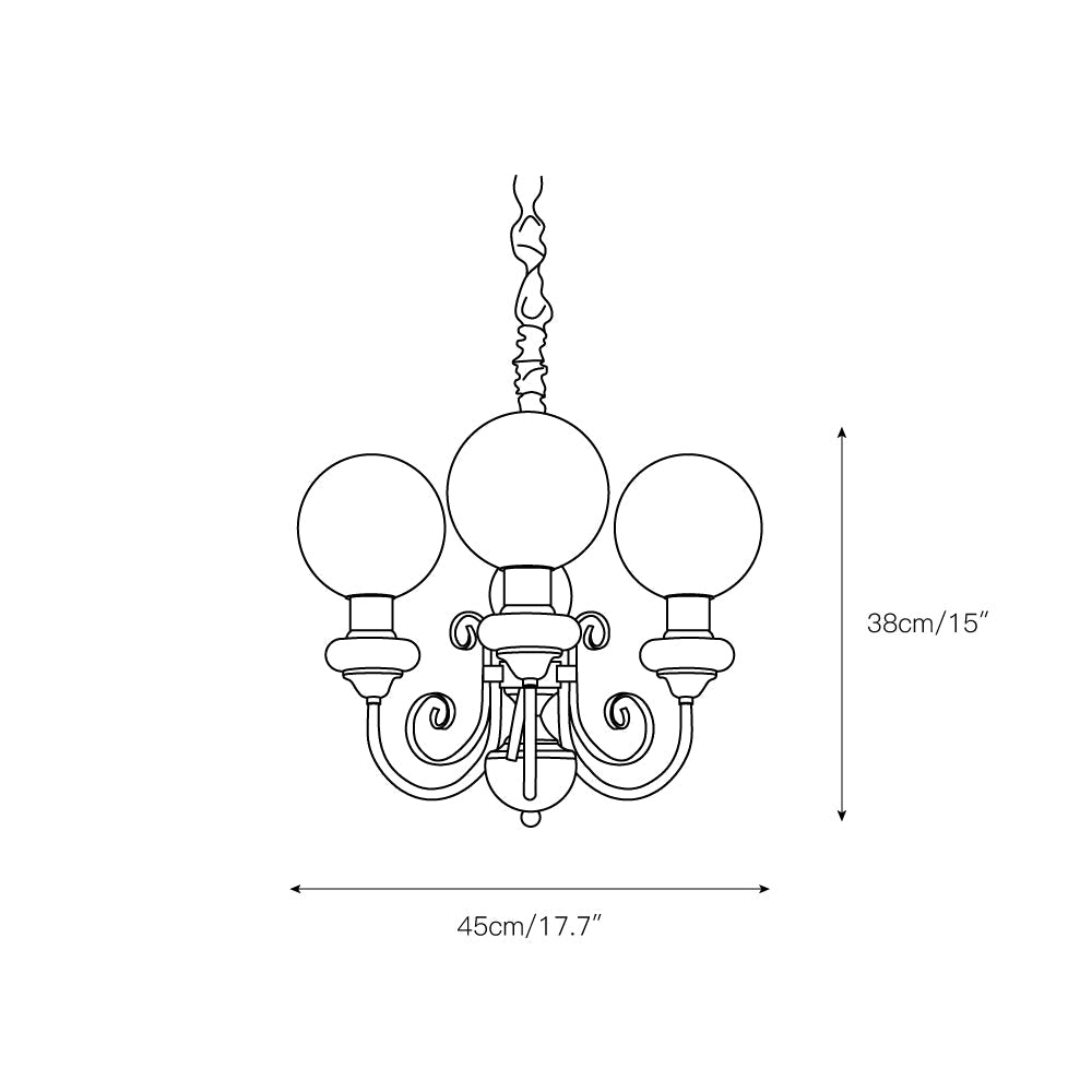Belvinira Globe Chandelier