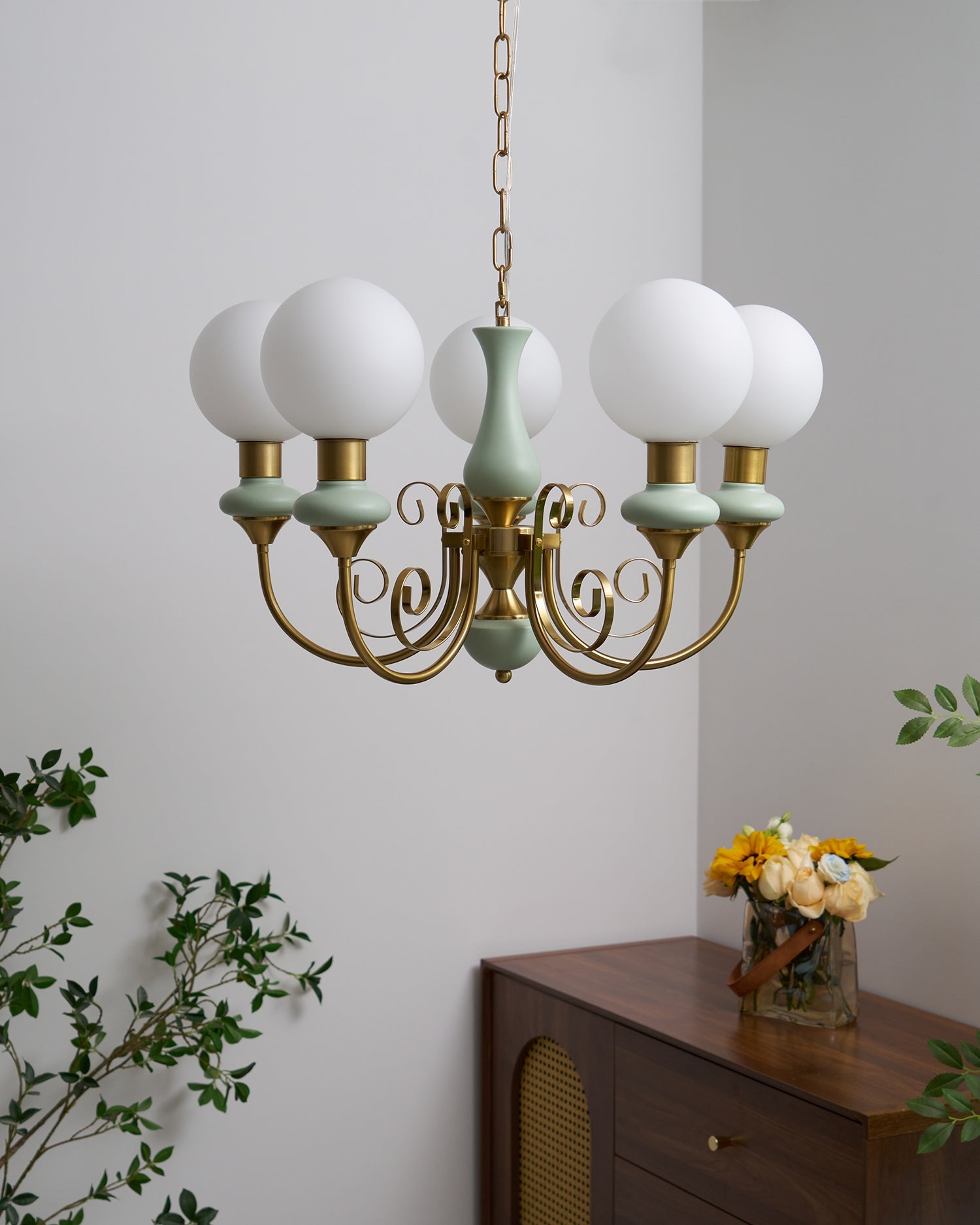 Belvinira Globe Chandelier
