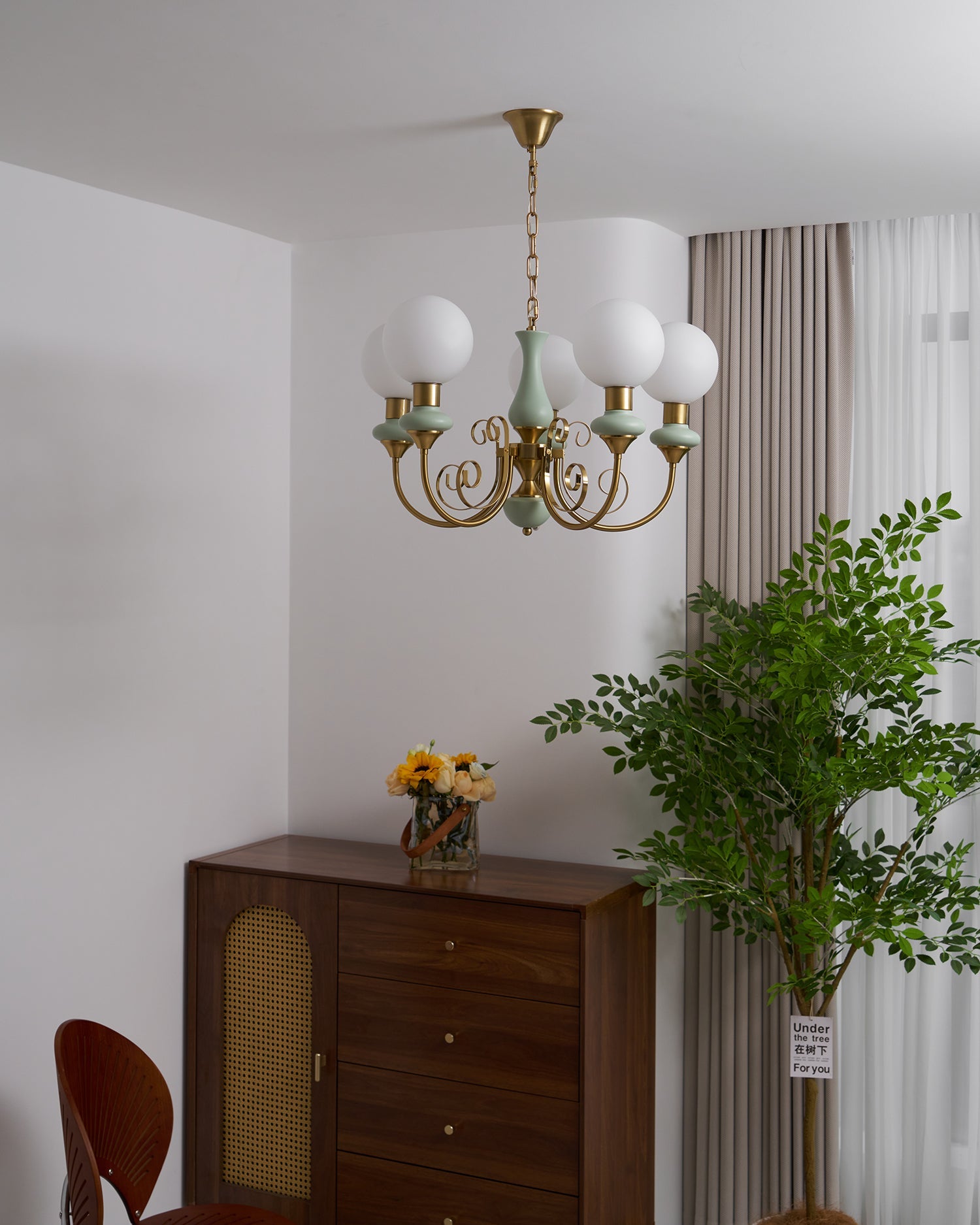 Belvinira Globe Chandelier