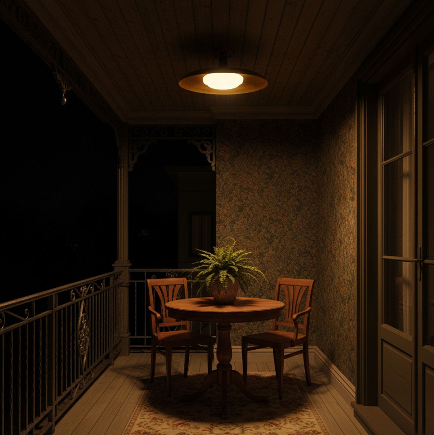 Alronero Round Ceiling Light