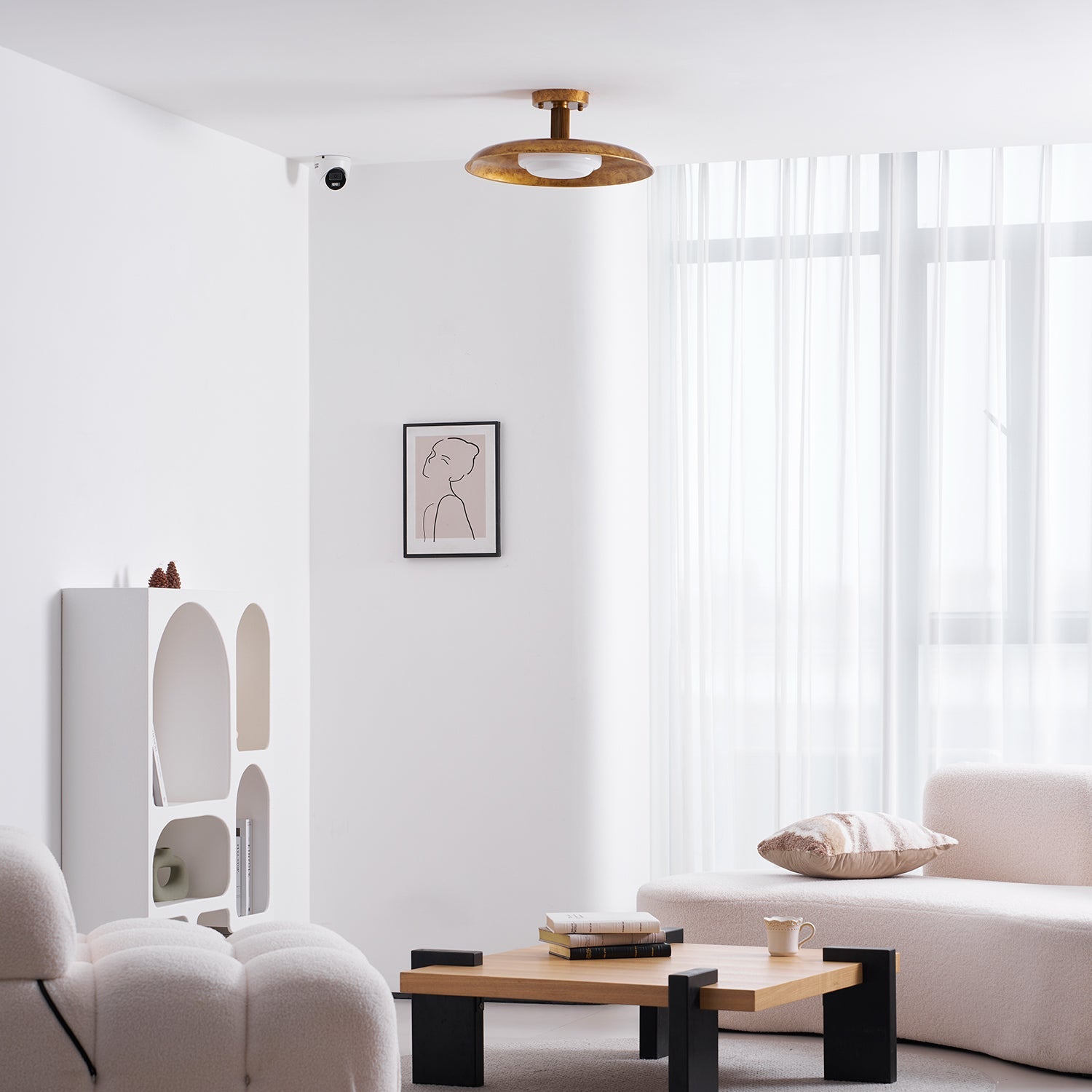 Alronero Round Ceiling Light