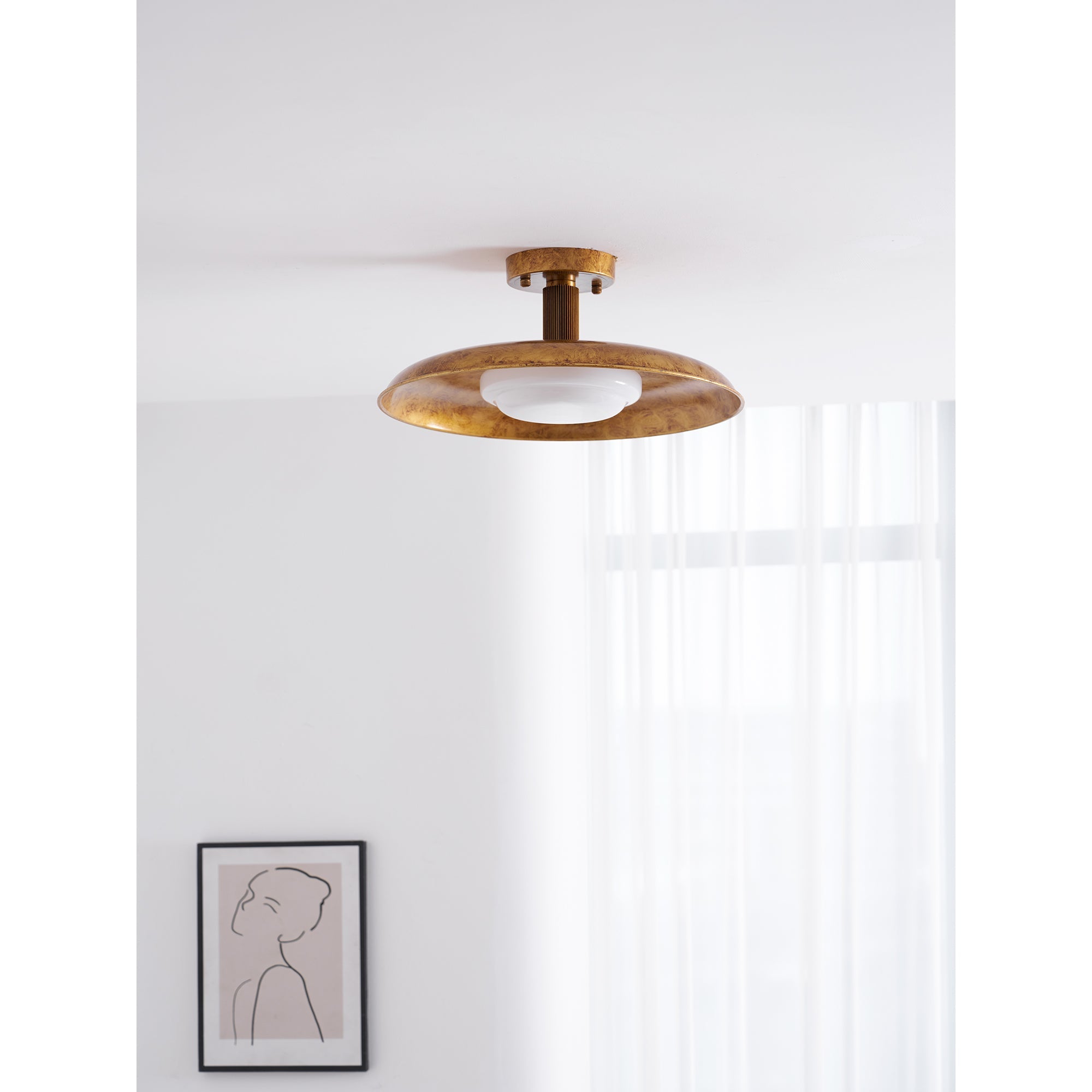 Alronero Round Ceiling Light