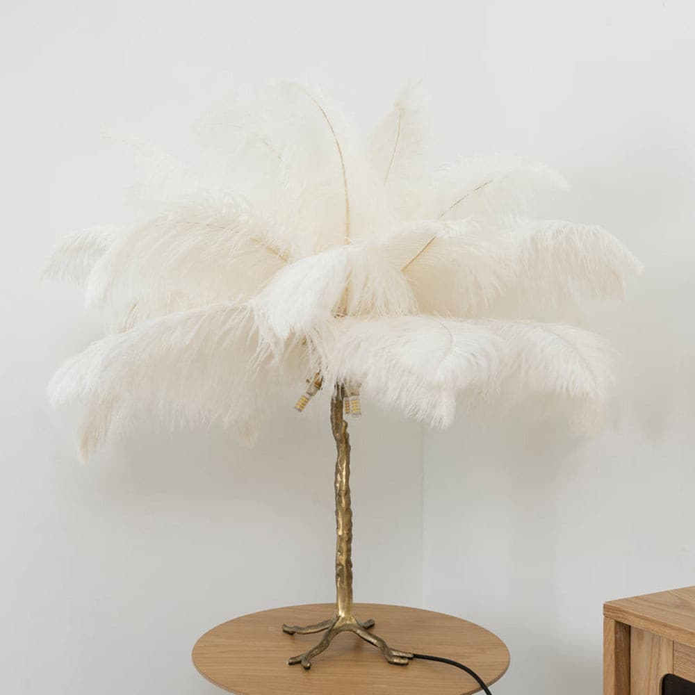 Ostrich Feather Table Lamp – detail 23