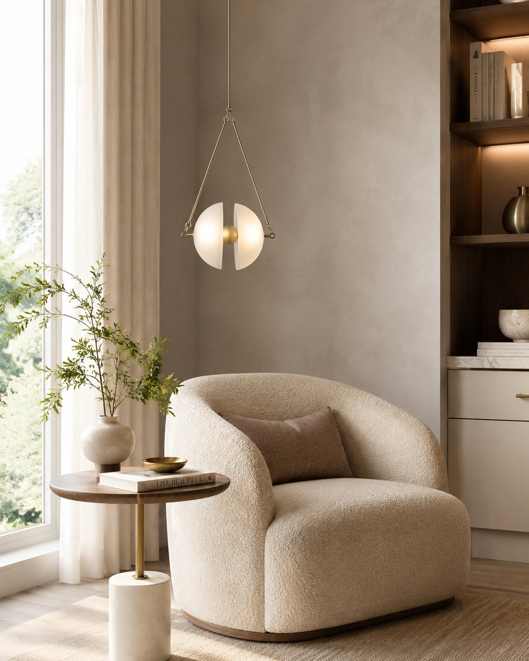 Ceturo Sculptural Pendant Light