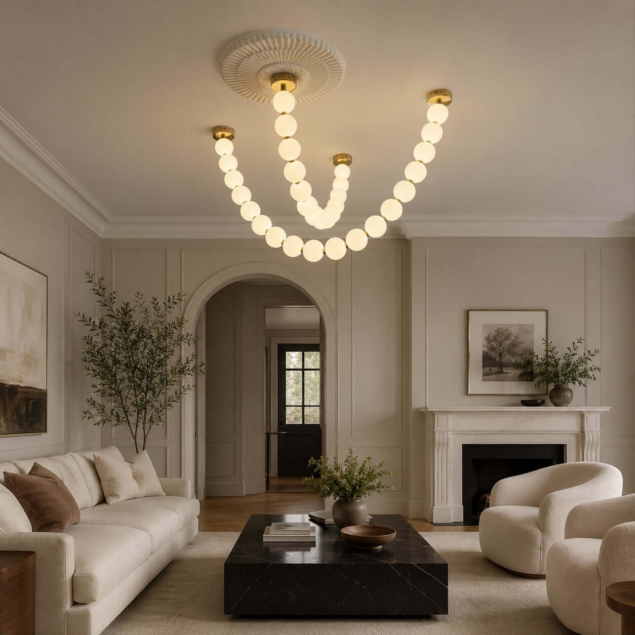 Baerain Globe Chandelier