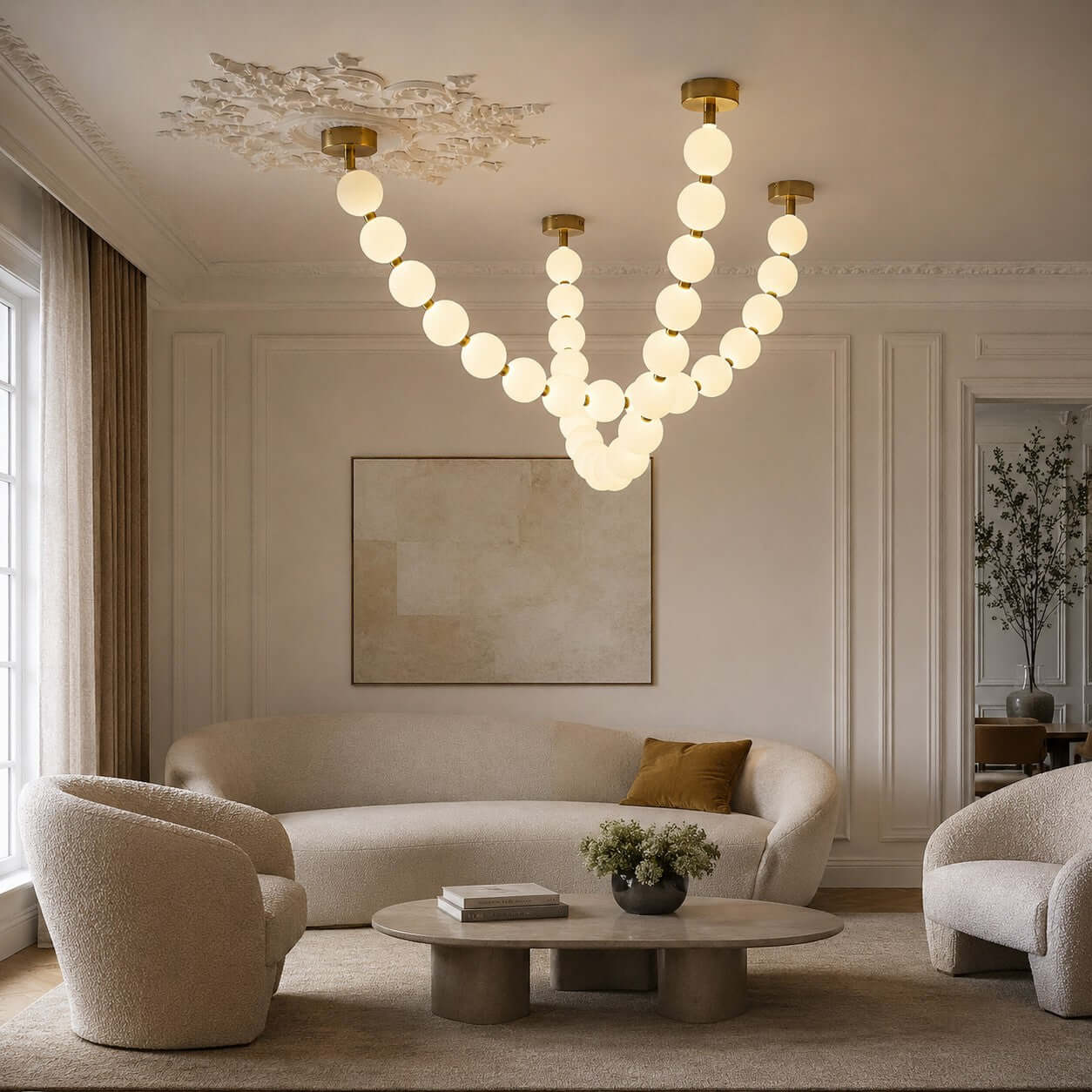 Baerain Globe Chandelier