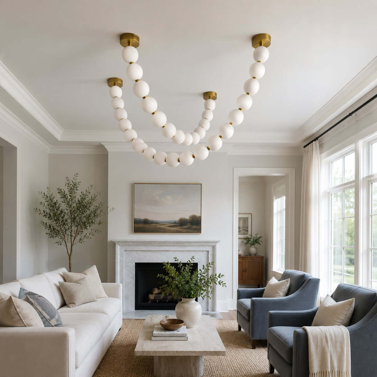 Baerain Globe Chandelier