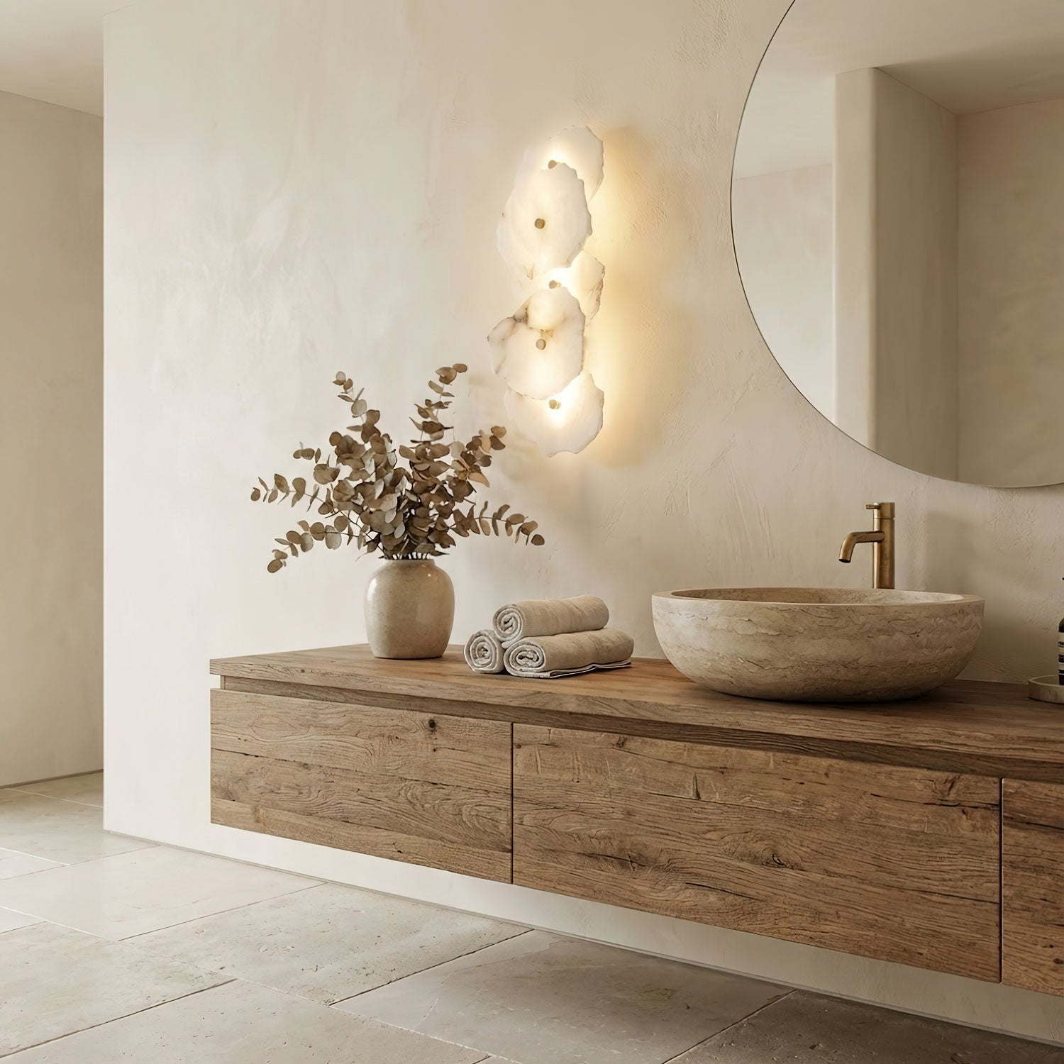 Torelsan Alabaster Wall Light