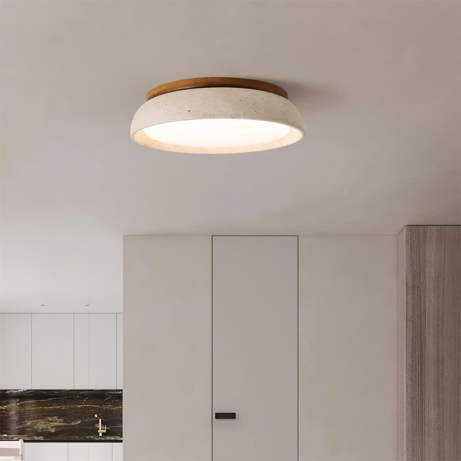 Vitelso Travertine Ceiling Light