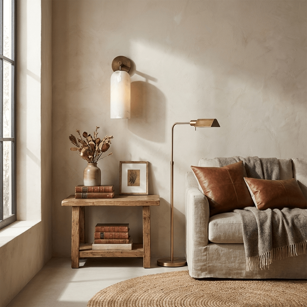 Hadeno Alabaster Wall Light