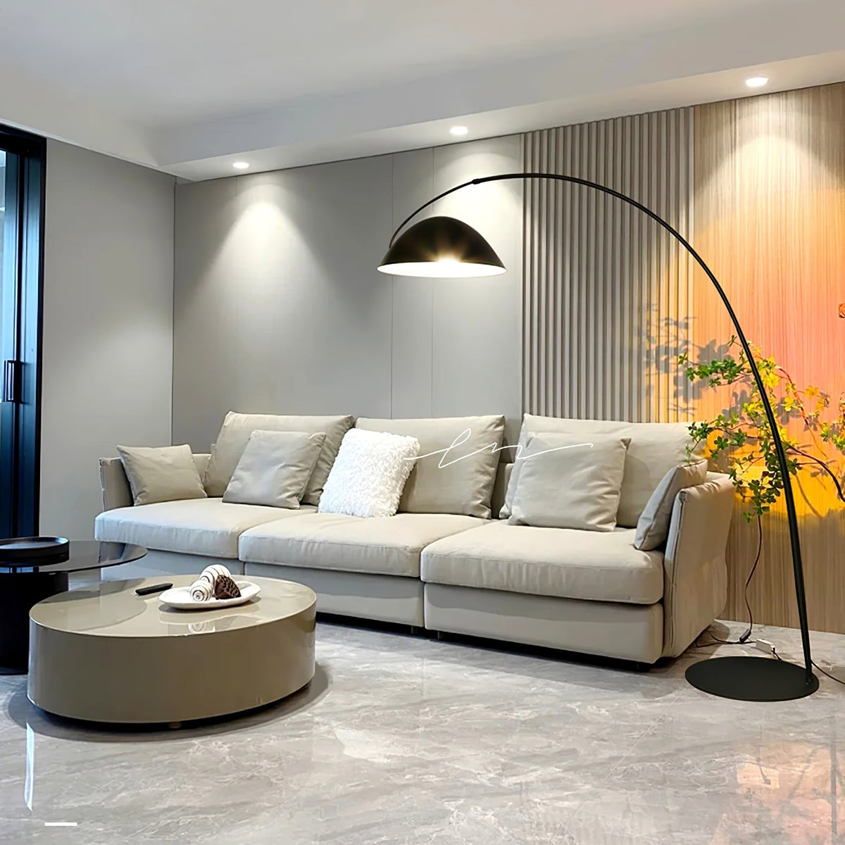 Rivon Arc Floor Lamp