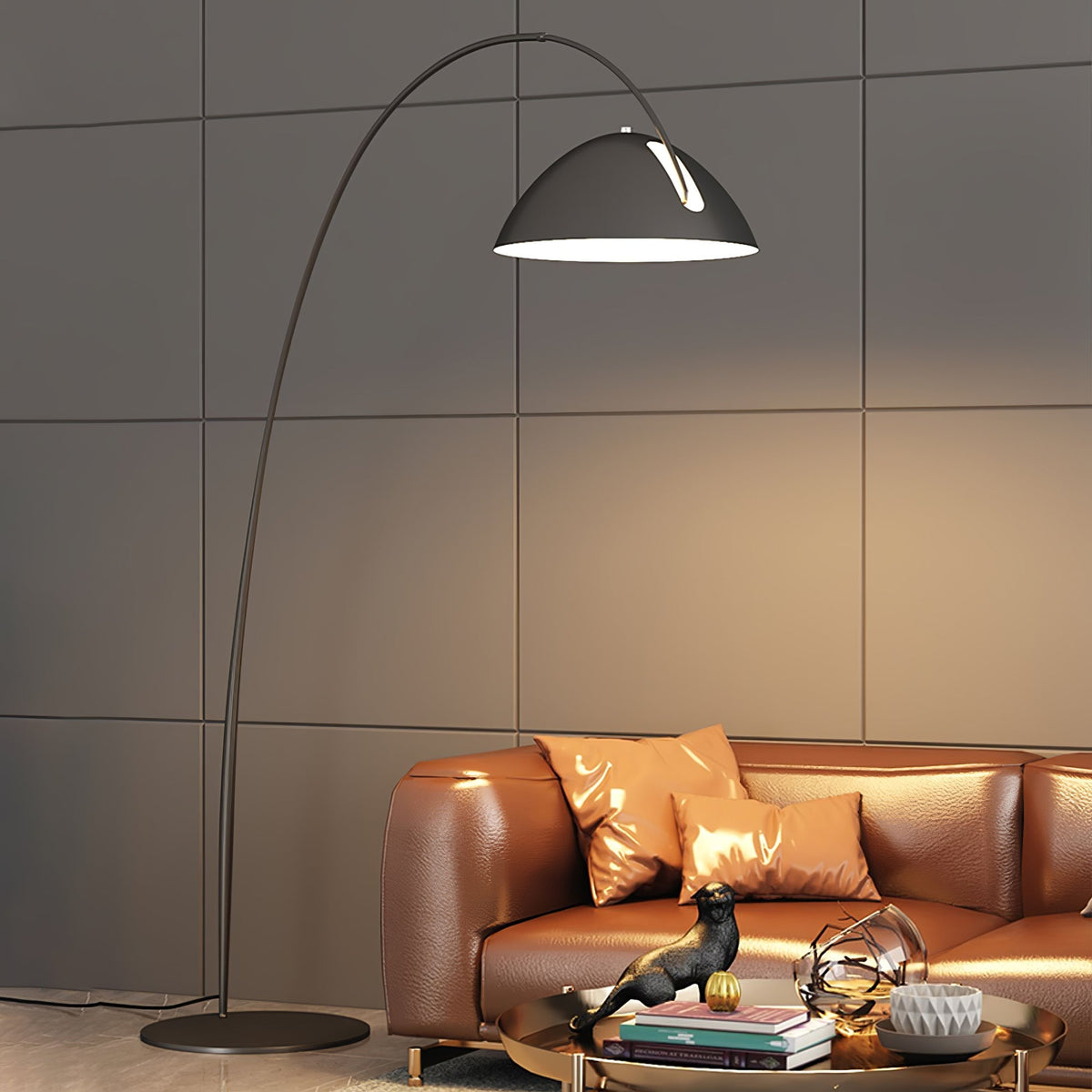 Rivon Arc Floor Lamp
